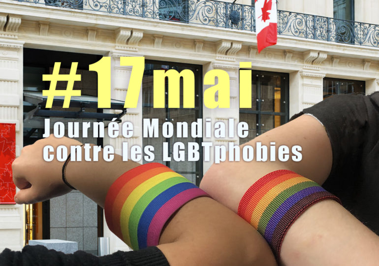 Happening devant l’ambassade du Canada à Paris ce 17 mai 2021 de 18h à 18h45