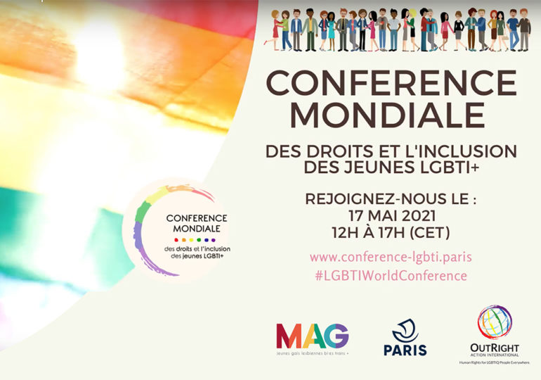 LGBTIWorldConference : Conférence internationale pour les droits et l’inclusion des jeunes LGBTI+