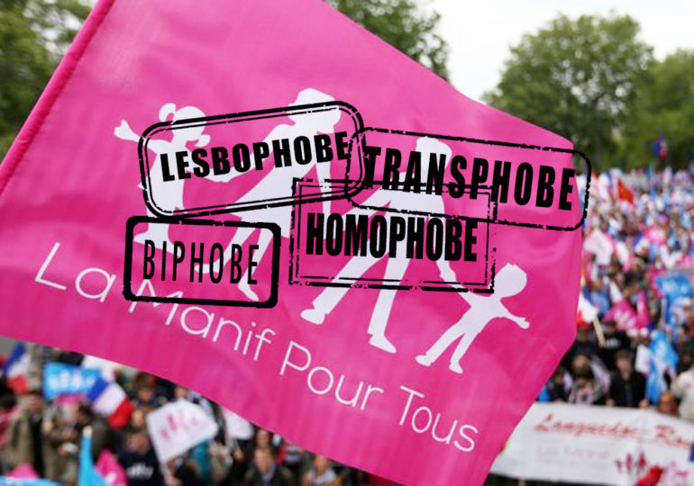 Plainte contre La Manif Pour Tous pour appel à la haine transphobe