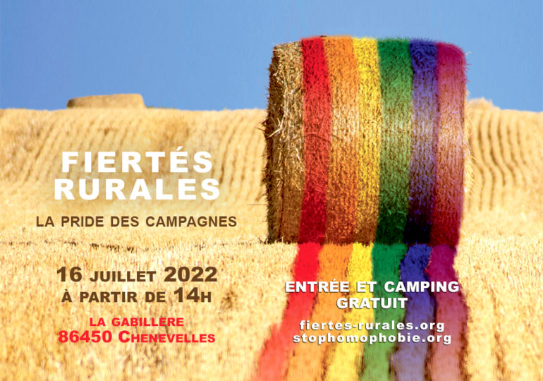 Première édition des « Fiertés rurales », la « Pride des Campagnes », ce 16 Juillet 2022