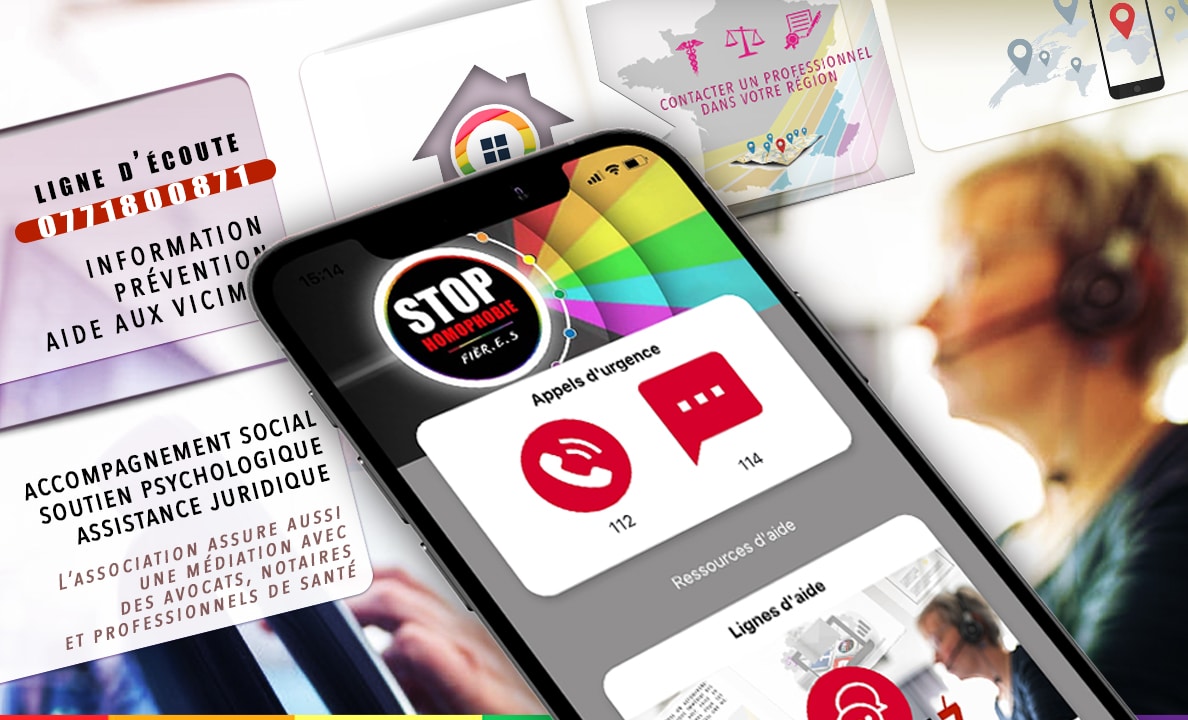 STOP homophobie lance sa première application d'assistance et soutien aux victimes et témoins de violences