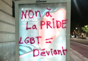 Des tags anti-LGBT+ découverts sur des abribus à Toulon : Le maire dépose plainte