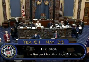 Le Sénat américain vote une loi protégeant le mariage pour toutes et tous dans l'ensemble du pays