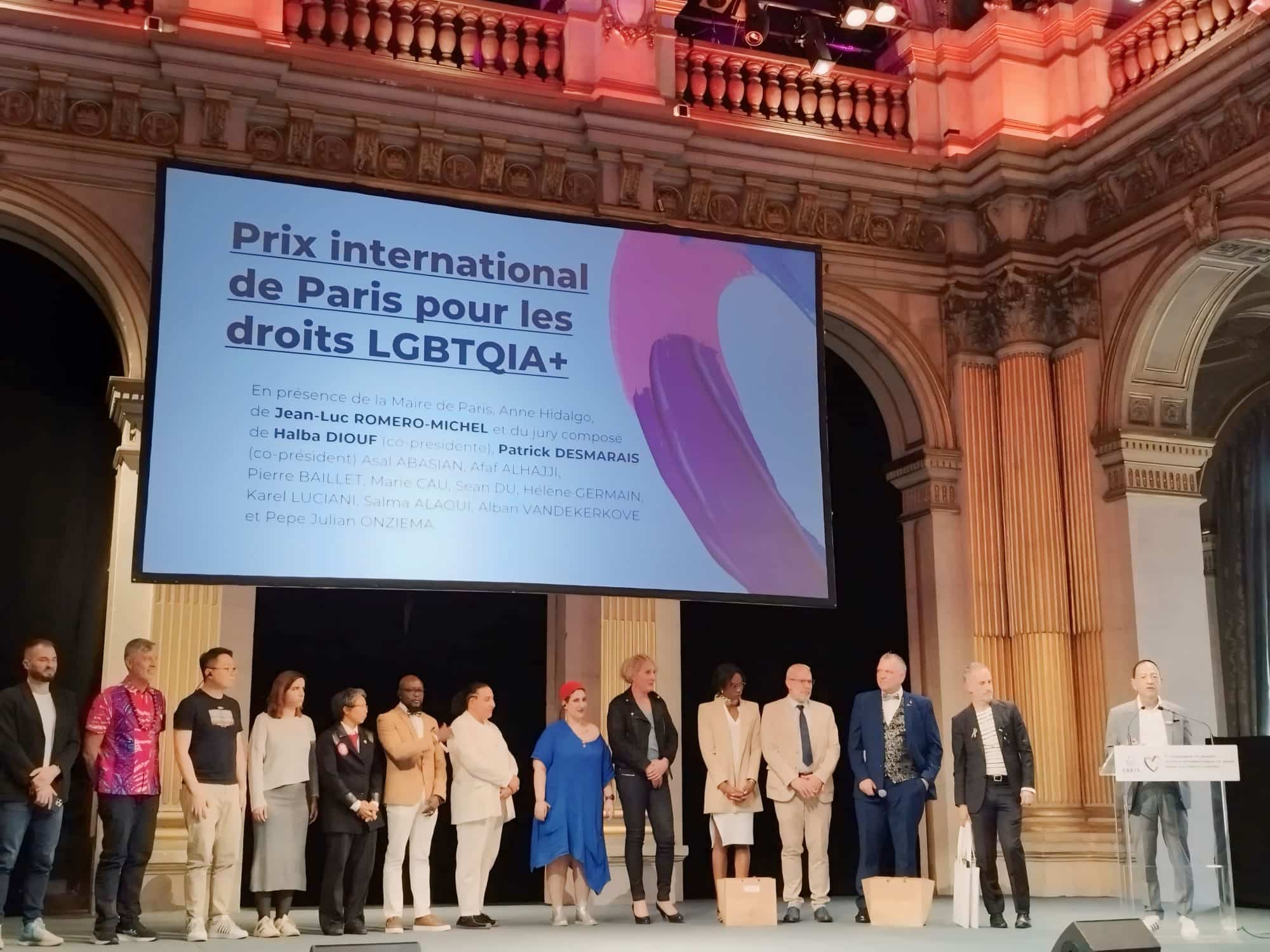 IDAHOT+ à l’Hôtel de Ville de Paris et remise du prix international pour la défense des droits LGBTQIA+