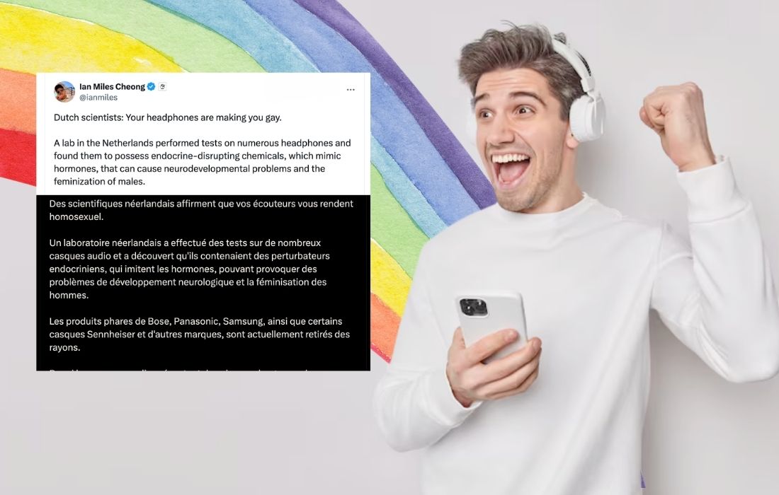 Ian Miles Cheong, influenceur MAGA, soutient que les écouteurs « rendent gay »