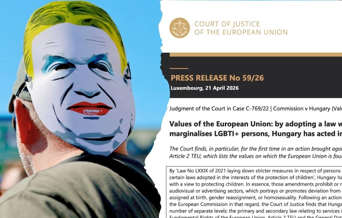 La justice européenne condamne la Hongrie pour sa loi anti-LGBTQIA+