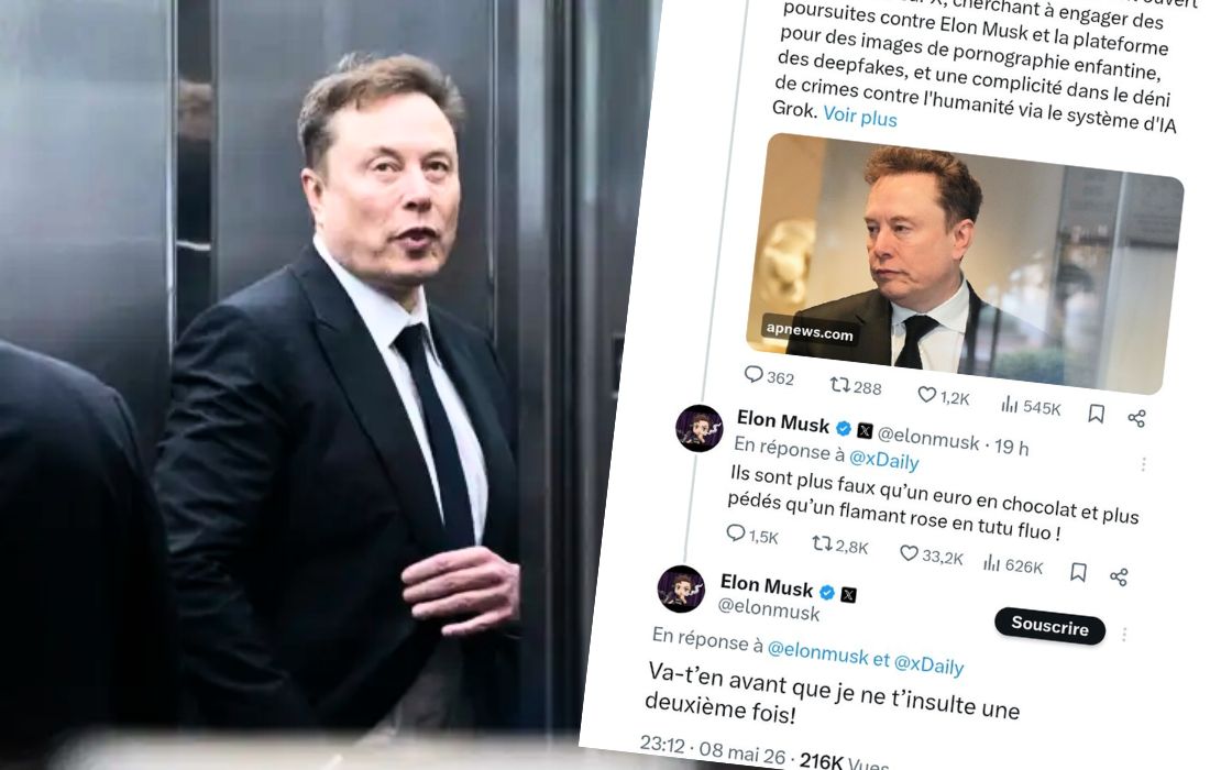 « Plus pédés qu’un flamant rose en tutu fluo » : STOP homophobie porte plainte contre Elon Musk